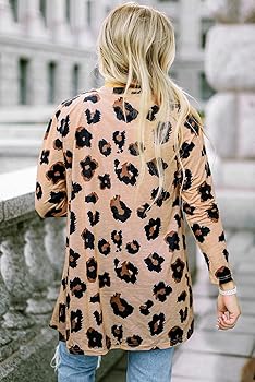 トップス Semantic design leopard long cardigan 97770895_066_m